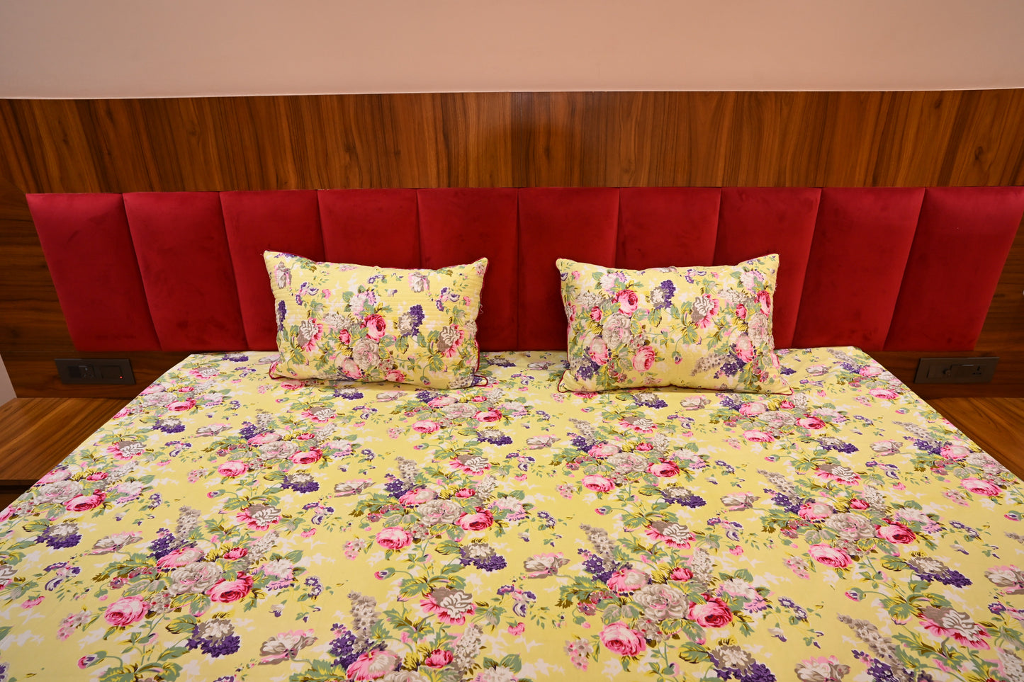 NATURE ART DOUBLE LARGE BEDSHEETS BY BLUE BIRD