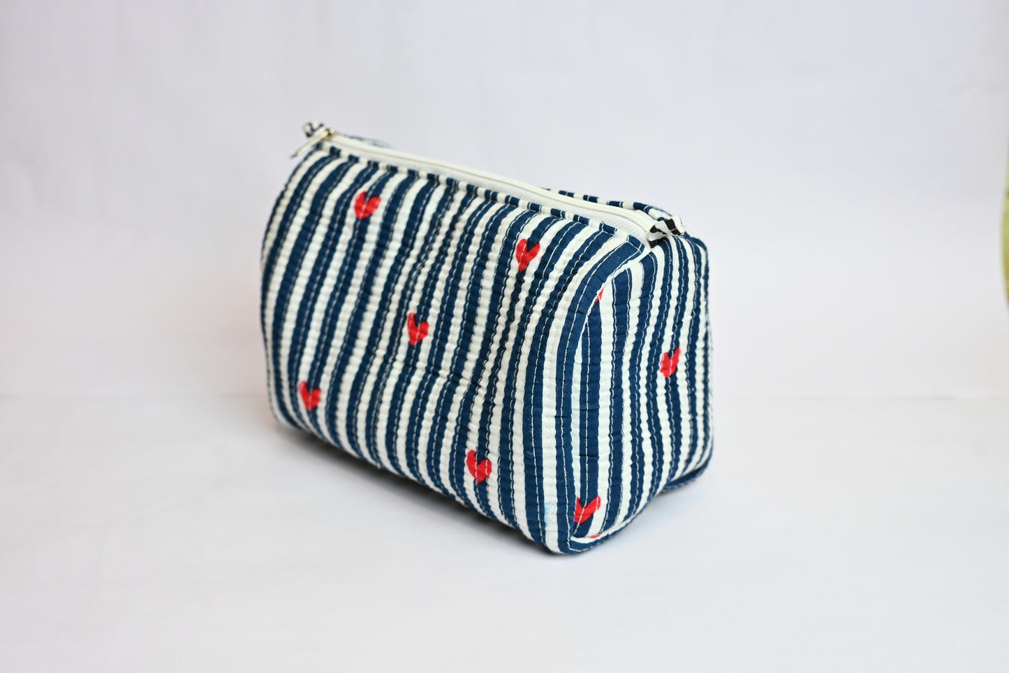 quilted multipurpose pouch (set of 3)