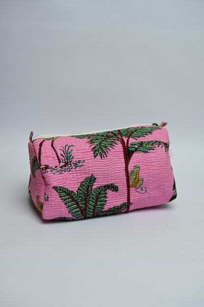 quilted multipurpose pouch (set of 3)