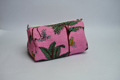 quilted multipurpose pouch (set of 3)