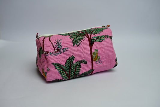 quilted multipurpose pouch (set of 3)
