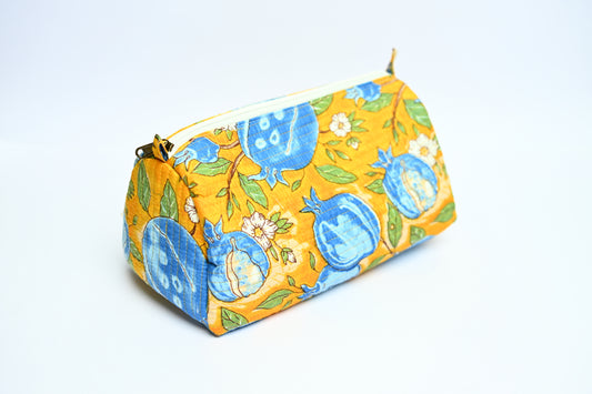 quilted multipurpose pouch (set of 3)
