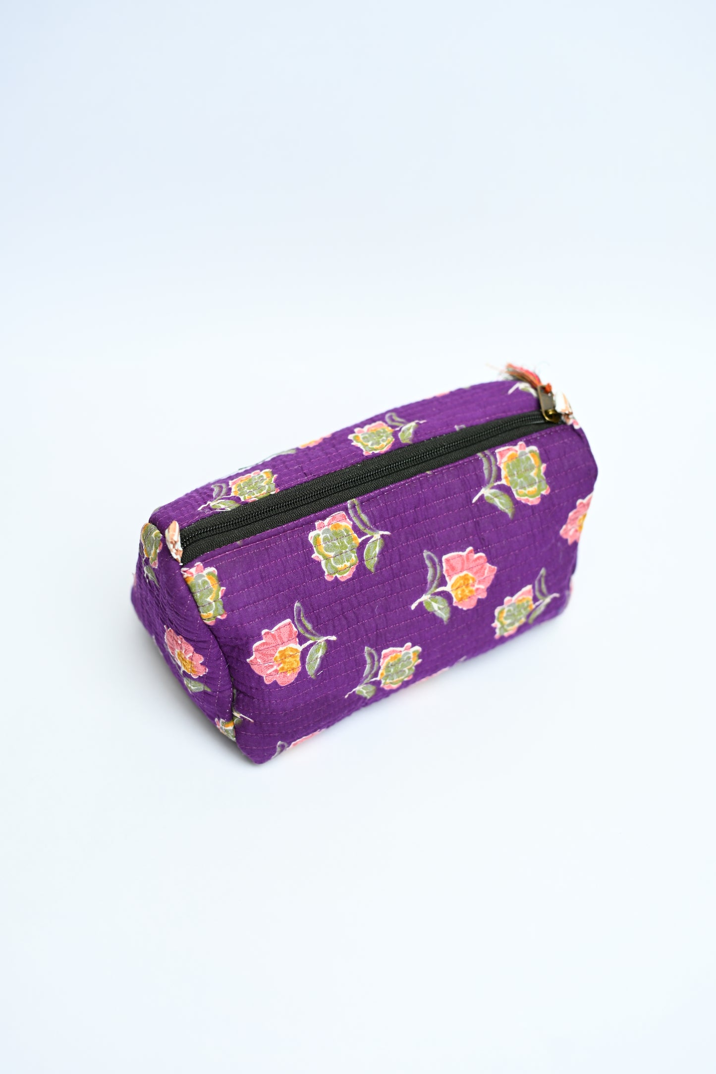quilted multipurpose pouch (set of 3)