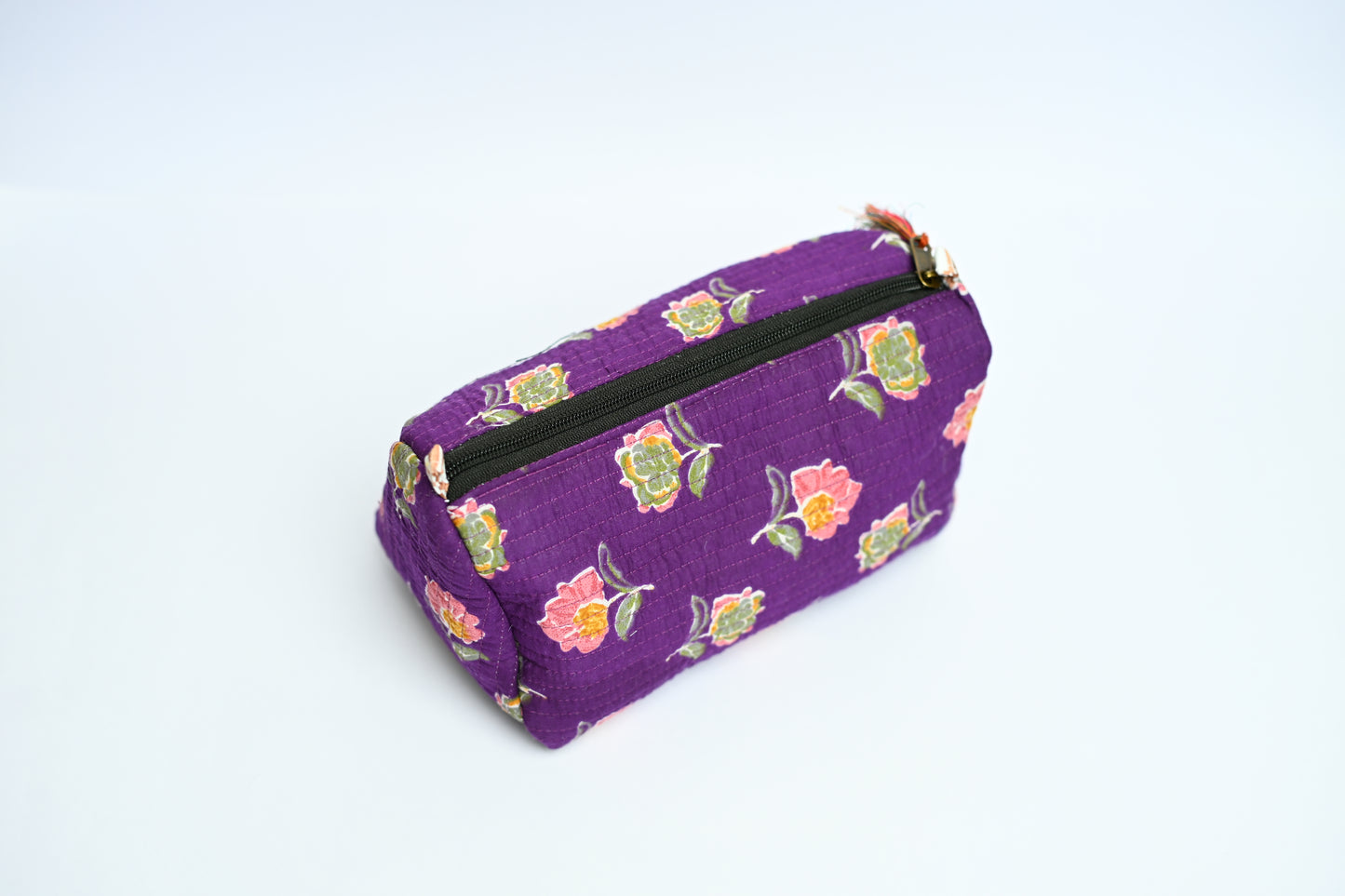 quilted multipurpose pouch (set of 3)
