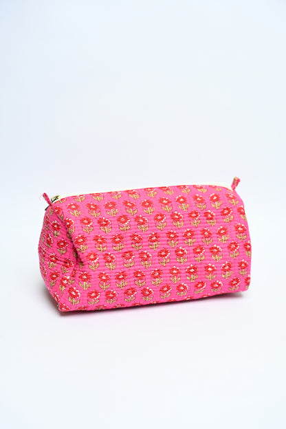 quilted multipurpose pouch (set of 3)