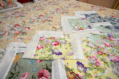 NATURE ART DOUBLE LARGE BEDSHEETS  BY BLUE BIRD