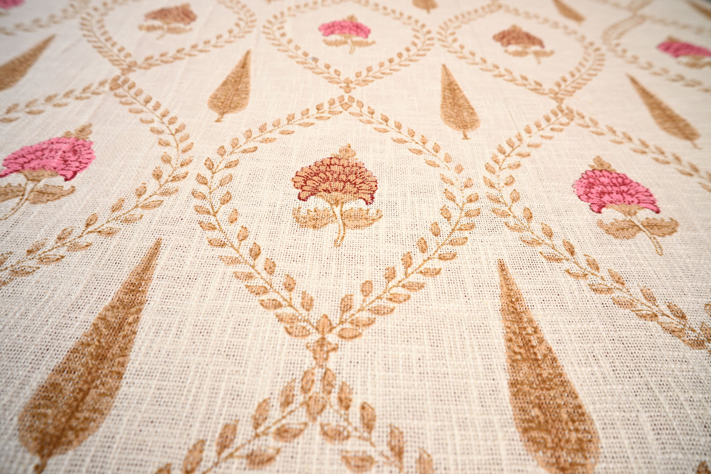 BLOCK BIRD HANDLOOK DOUBLE LARGE TNT JUTE BEDCOVER