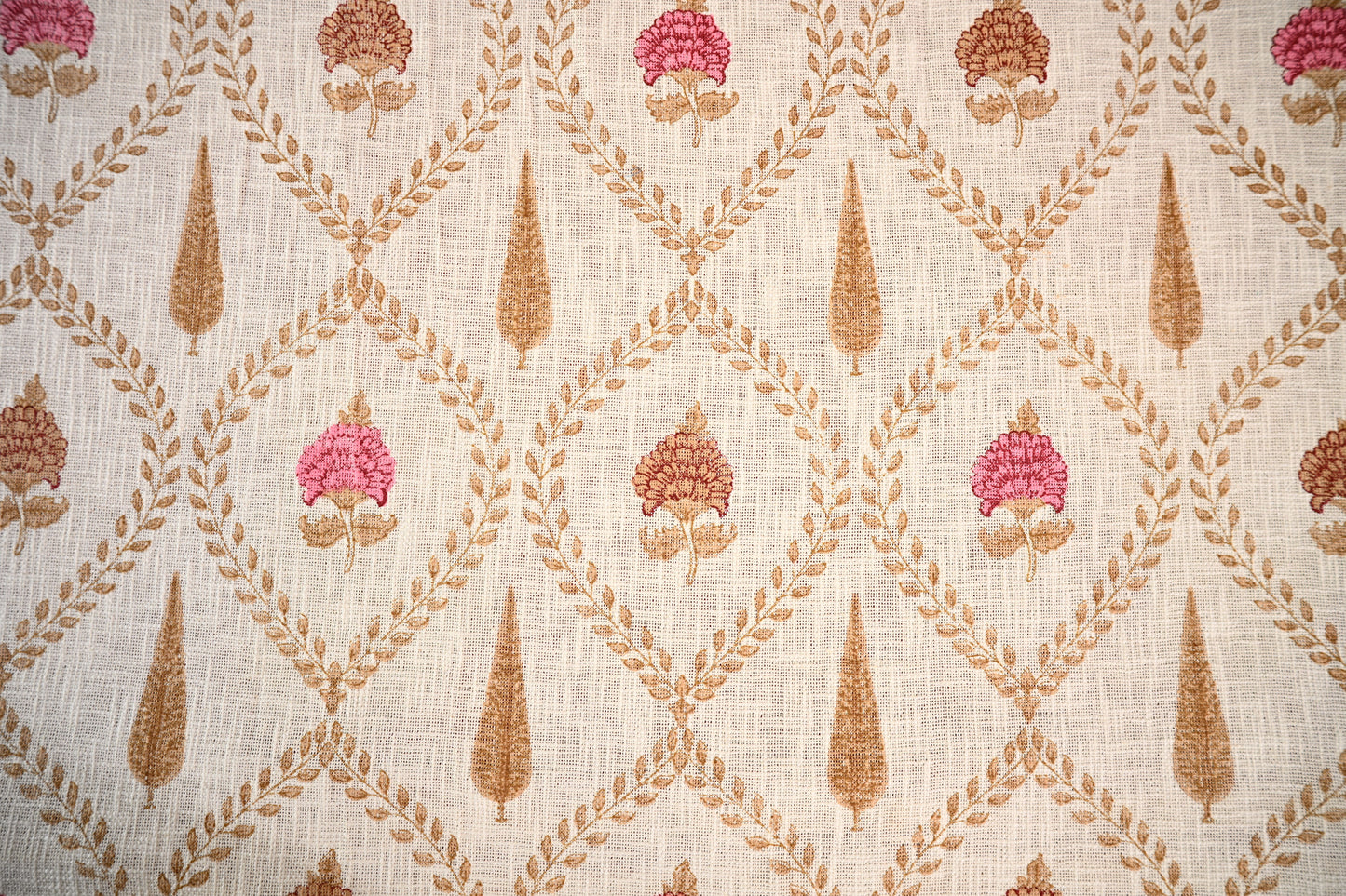 BLOCK BIRD HANDLOOK DOUBLE LARGE TNT JUTE BEDCOVER