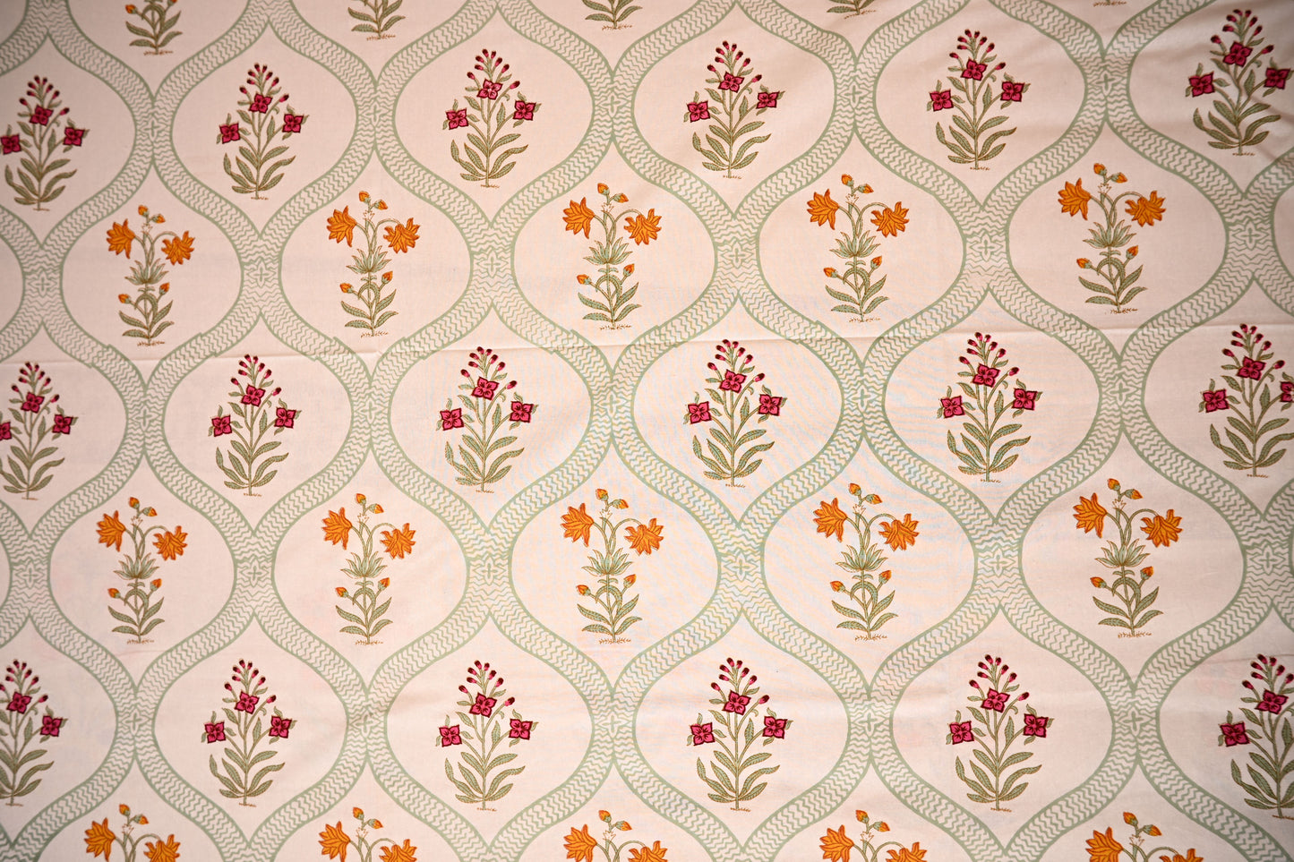 BLOCK BIRD HANDLOOK DOUBLE LARGE BEDSHEETS