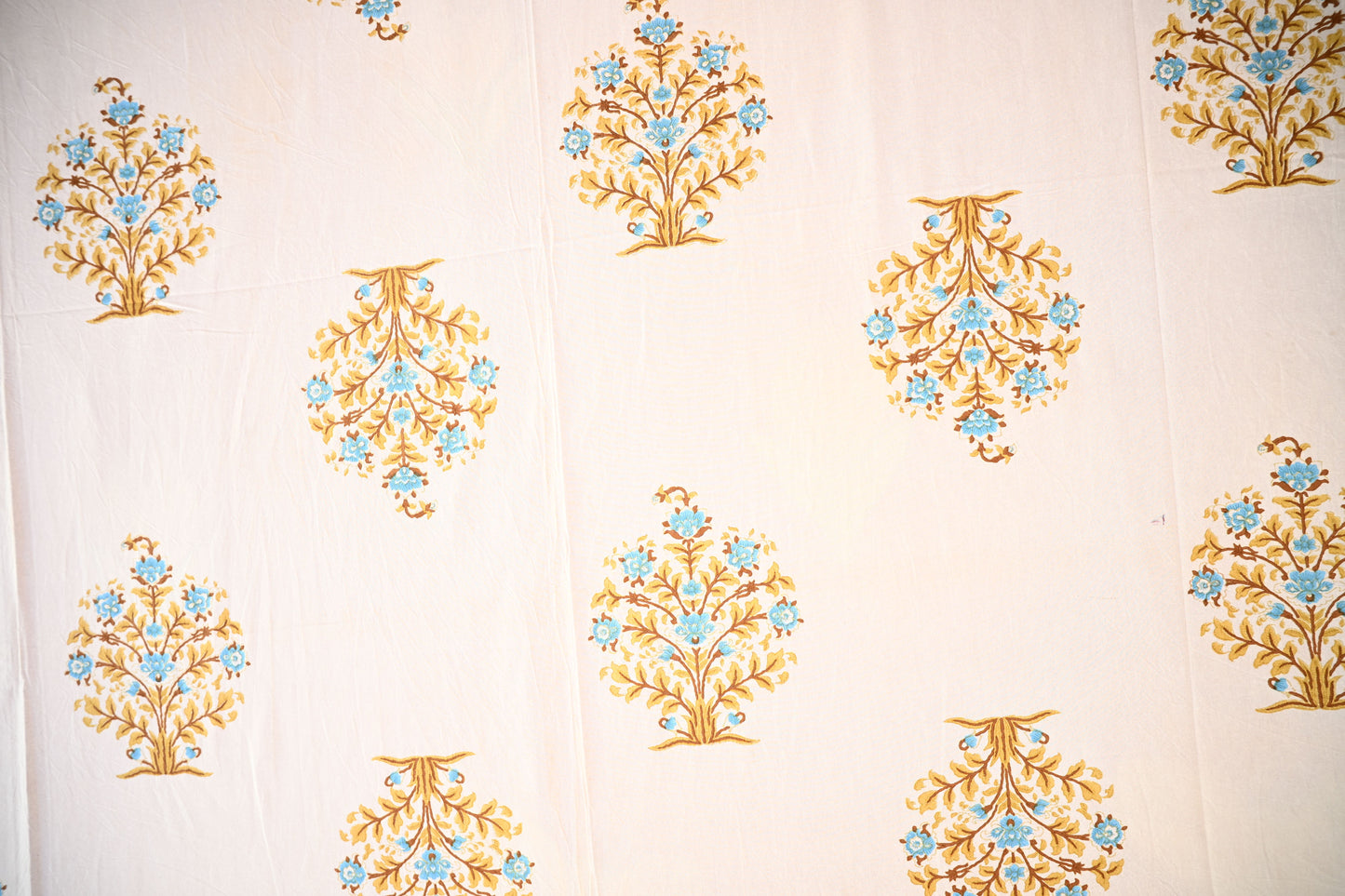 BLOCK BIRD HANDLOOK DOUBLE LARGE BEDSHEETS