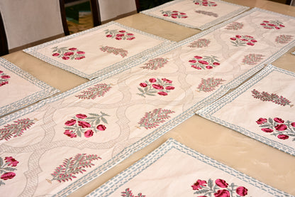 Hand Block Runner+Mat Set