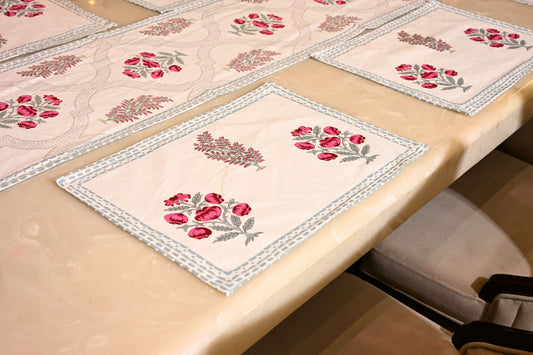 Hand Block Runner+Mat Set