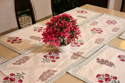 Hand Block Runner+Mat Set