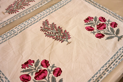 Hand Block Runner+Mat Set