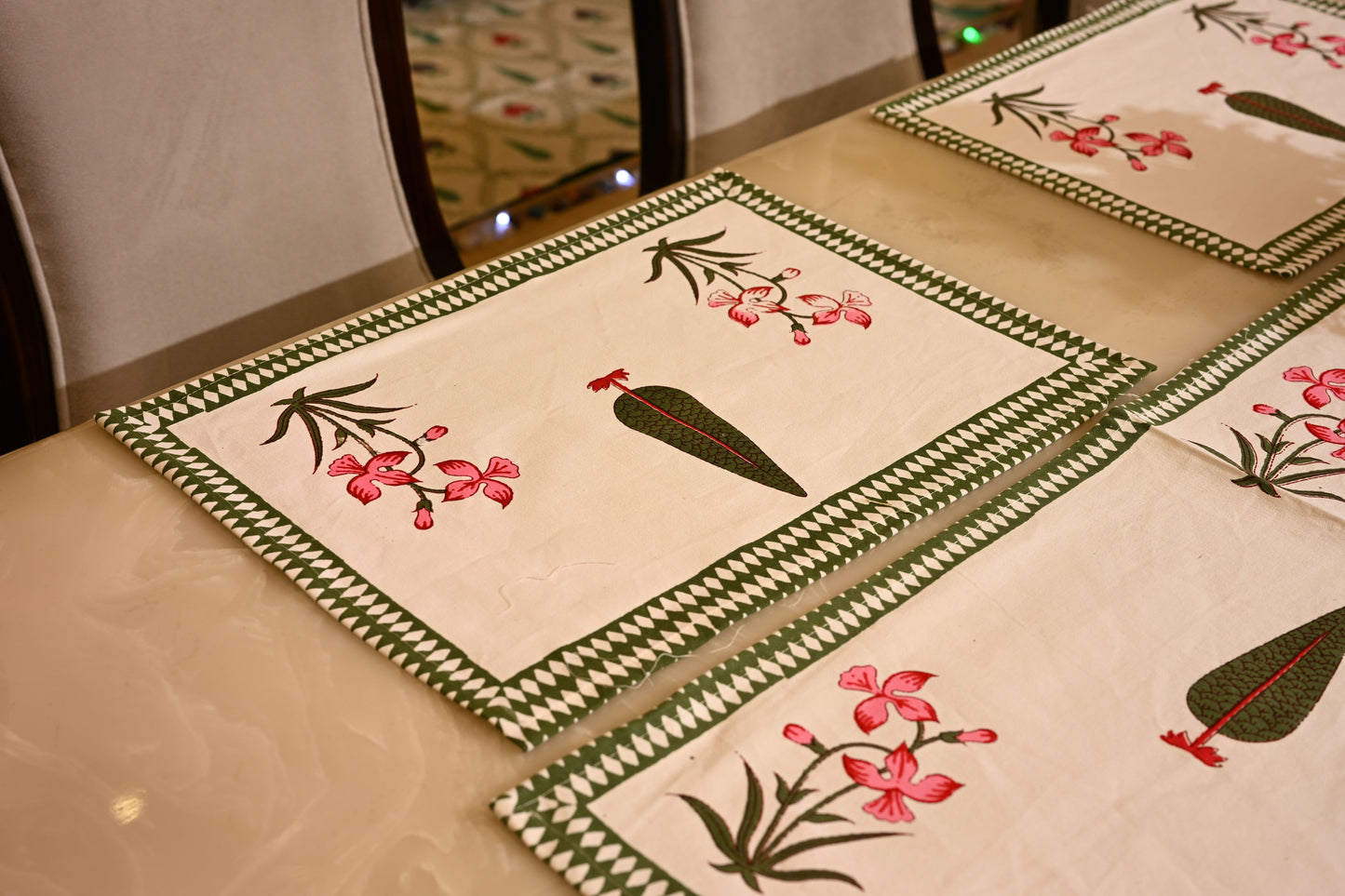 Hand Block Runner+Mat Set
