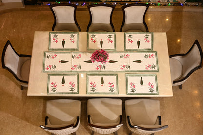 Hand Block Runner+Mat Set