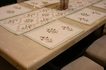Hand Block Runner+Mat Set