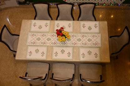 Hand Block Runner+Mat Set