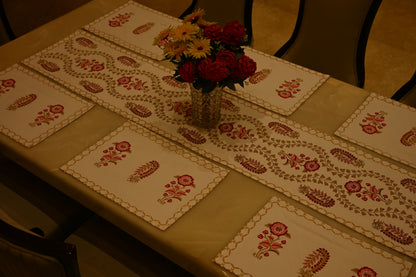 Hand Block Runner+Mat Set