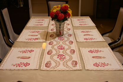 Hand Block Runner+Mat Set