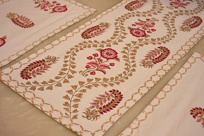 Hand Block Runner+Mat Set