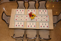 Hand Block Runner+Mat Set