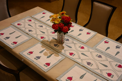 Hand Block Runner+Mat Set