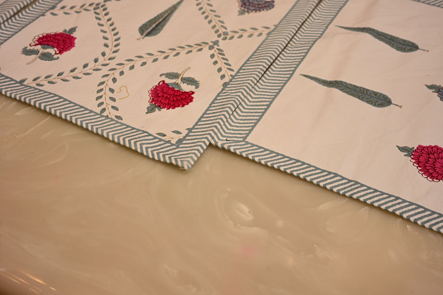Hand Block Runner+Mat Set