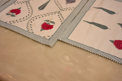 Hand Block Runner+Mat Set