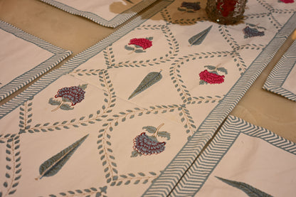 Hand Block Runner+Mat Set