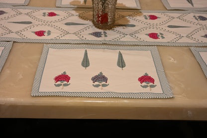 Hand Block Runner+Mat Set