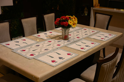Hand Block Runner+Mat Set