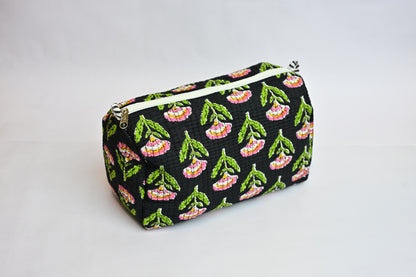 quilted multipurpose pouch (set of 3)