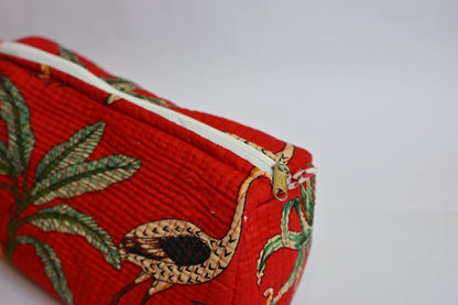 quilted multipurpose pouch (set of 3)