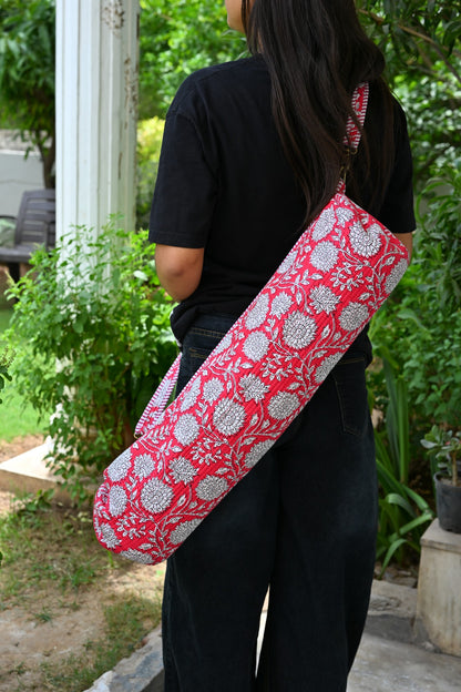 quilted yoga mat bag