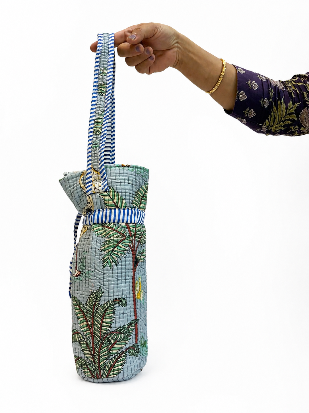 Handcrafted Quilted 1 Litre Water Bottle Cover