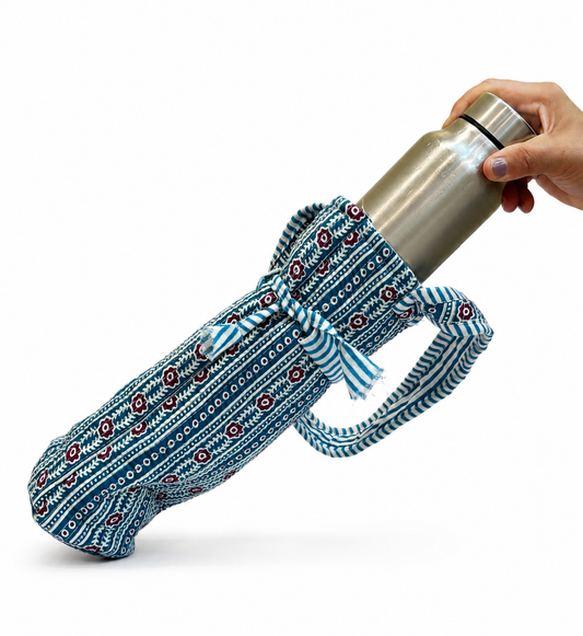 Handcrafted Quilted 1 Litre Water Bottle Cover