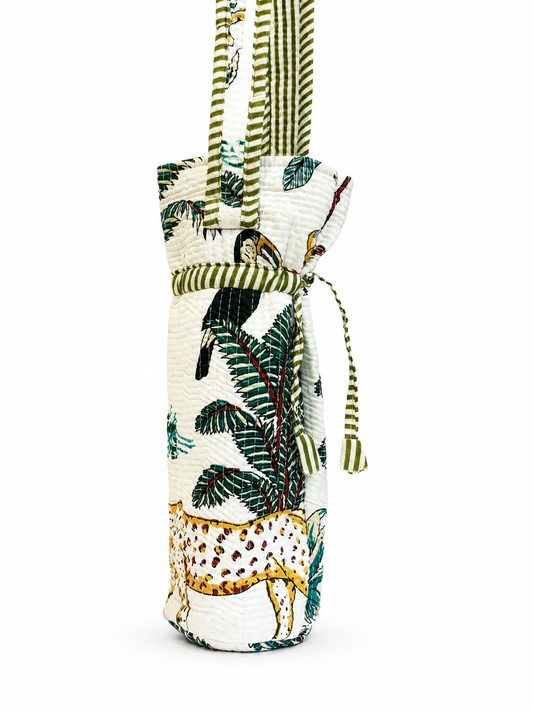 Handcrafted Quilted 1 Litre Water Bottle Cover